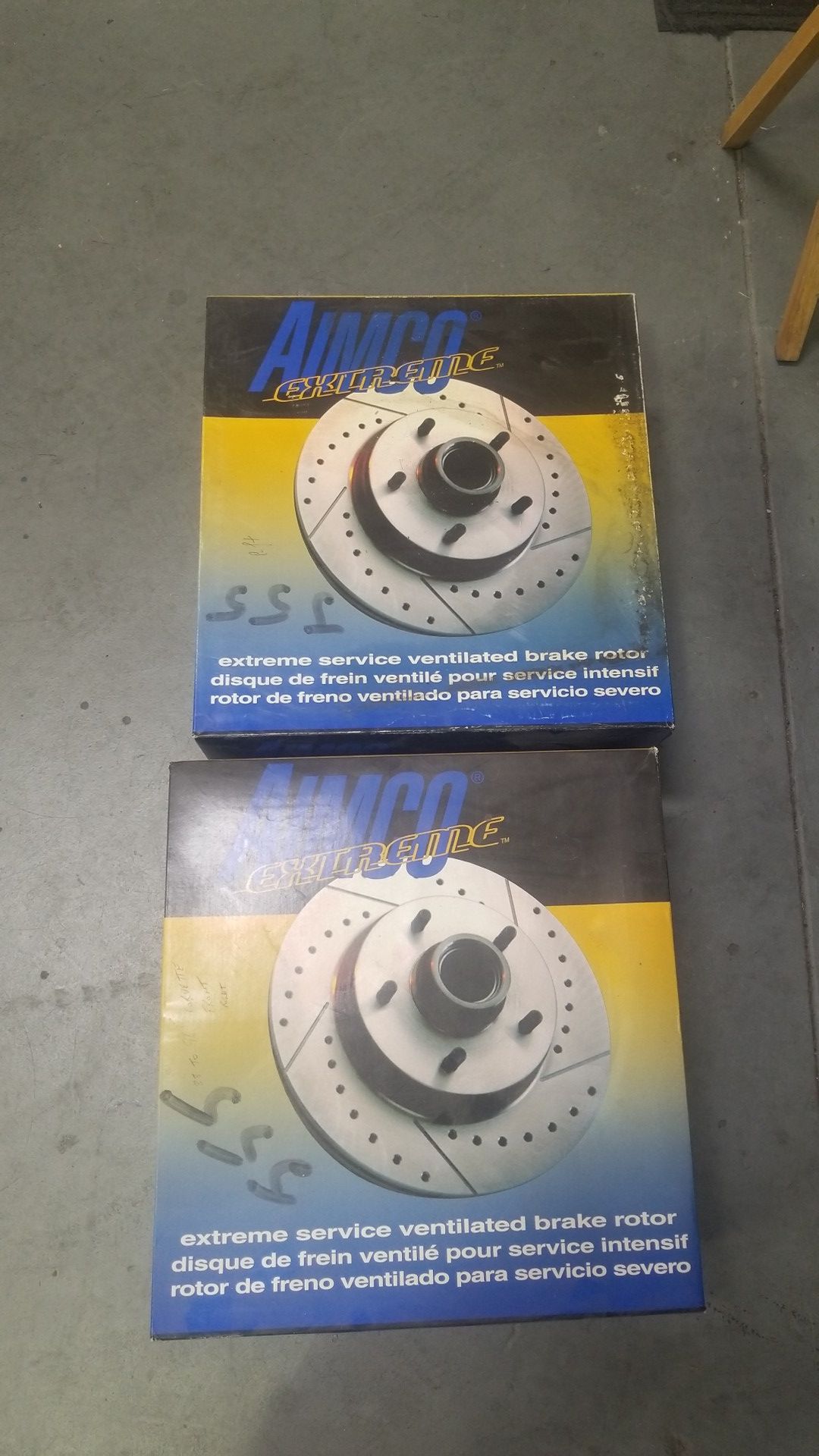 88'-96' Corvette front right and left brake rotors