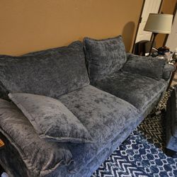 Smokey Blue Cloud Sofa 