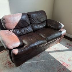 Love Seat And Recliner.