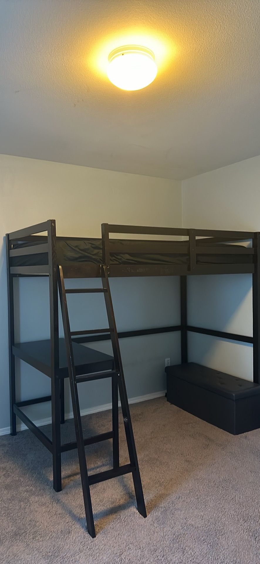Twin Loft Bed Frame With Desk
