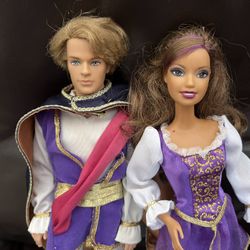 Musketeer Barbie And Ken Dolls