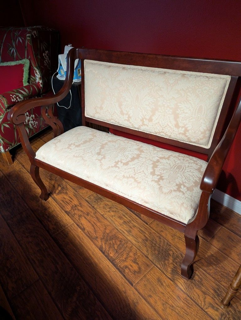 Vintage Rosewood Settee