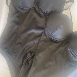 Black bodysuit I have two one size medium one size small