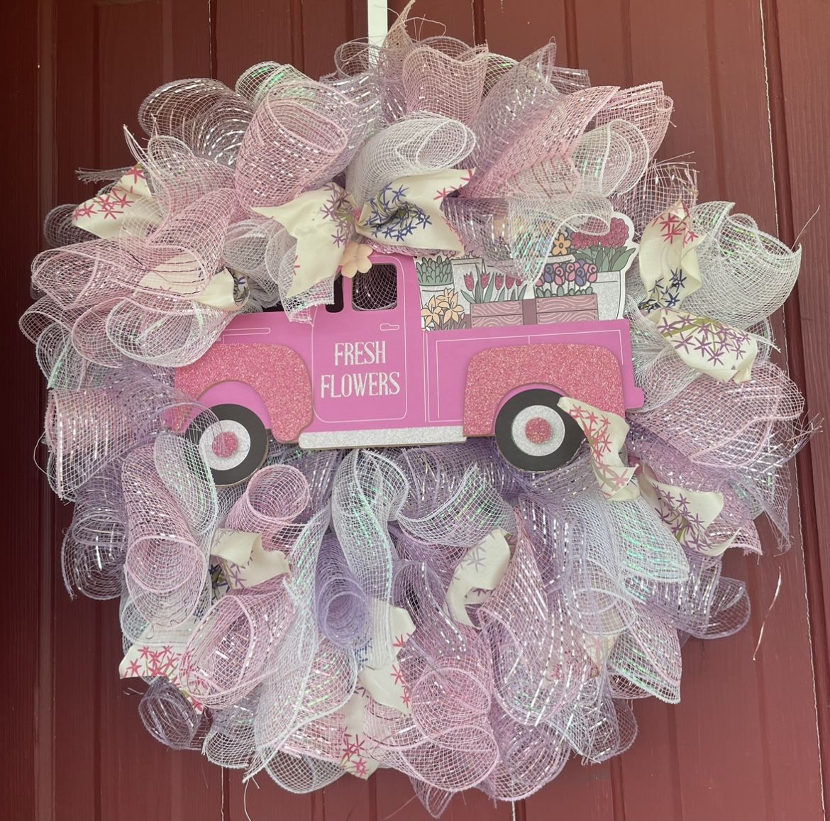 Summertime Flowers Wreath