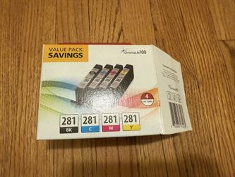Canon 281 Ink (Bk, M, Y)