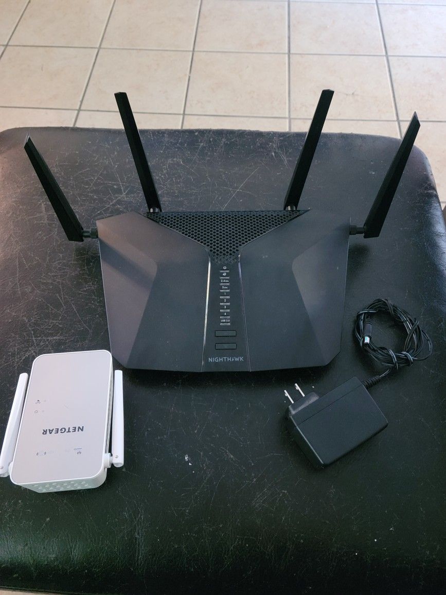 Nighthawk AX6 Ethernet Router With AC1200 Range Extender