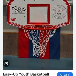 Easy up youth mini basketball backboard