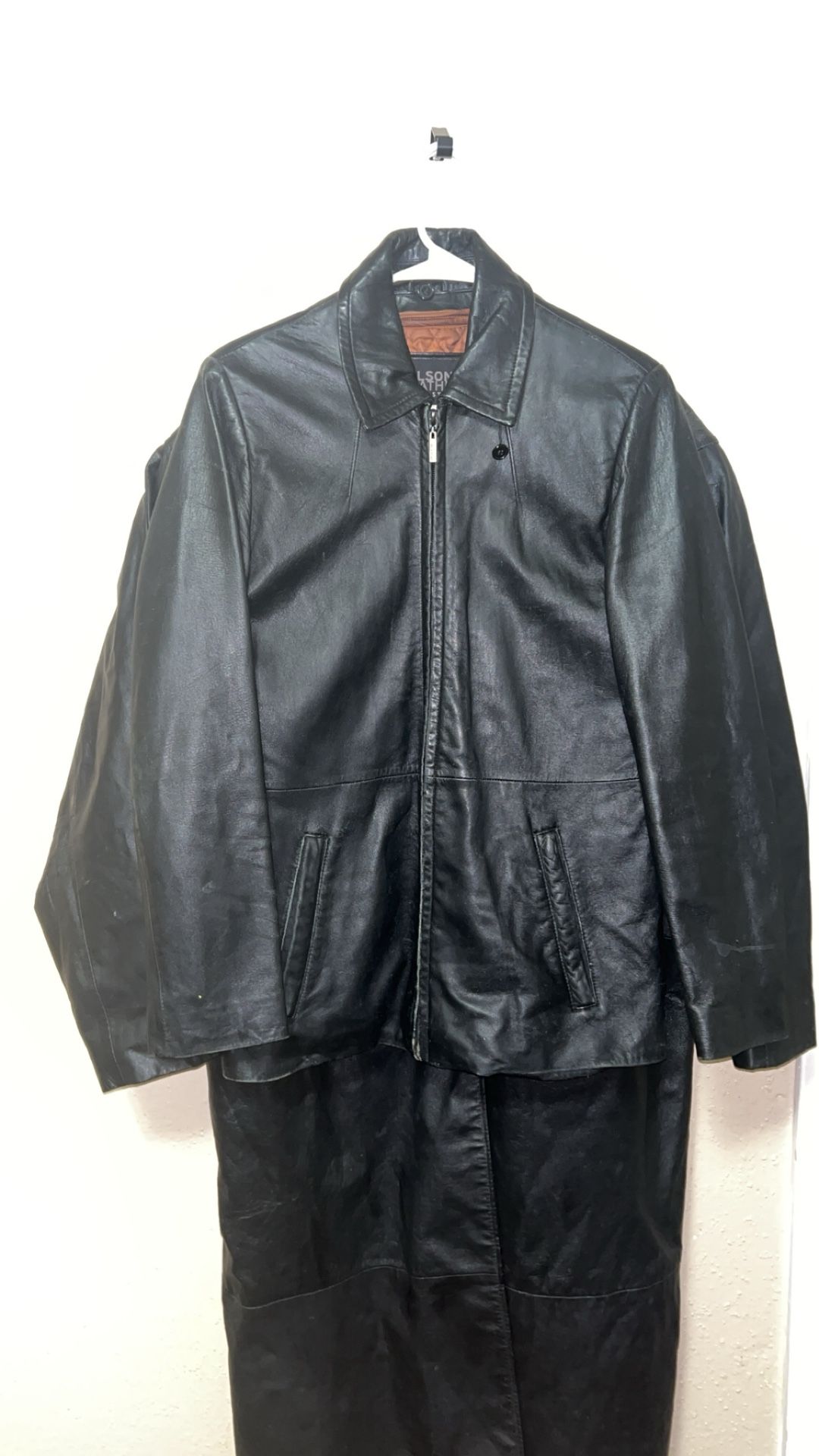 Leather Jacket And Trench coat 