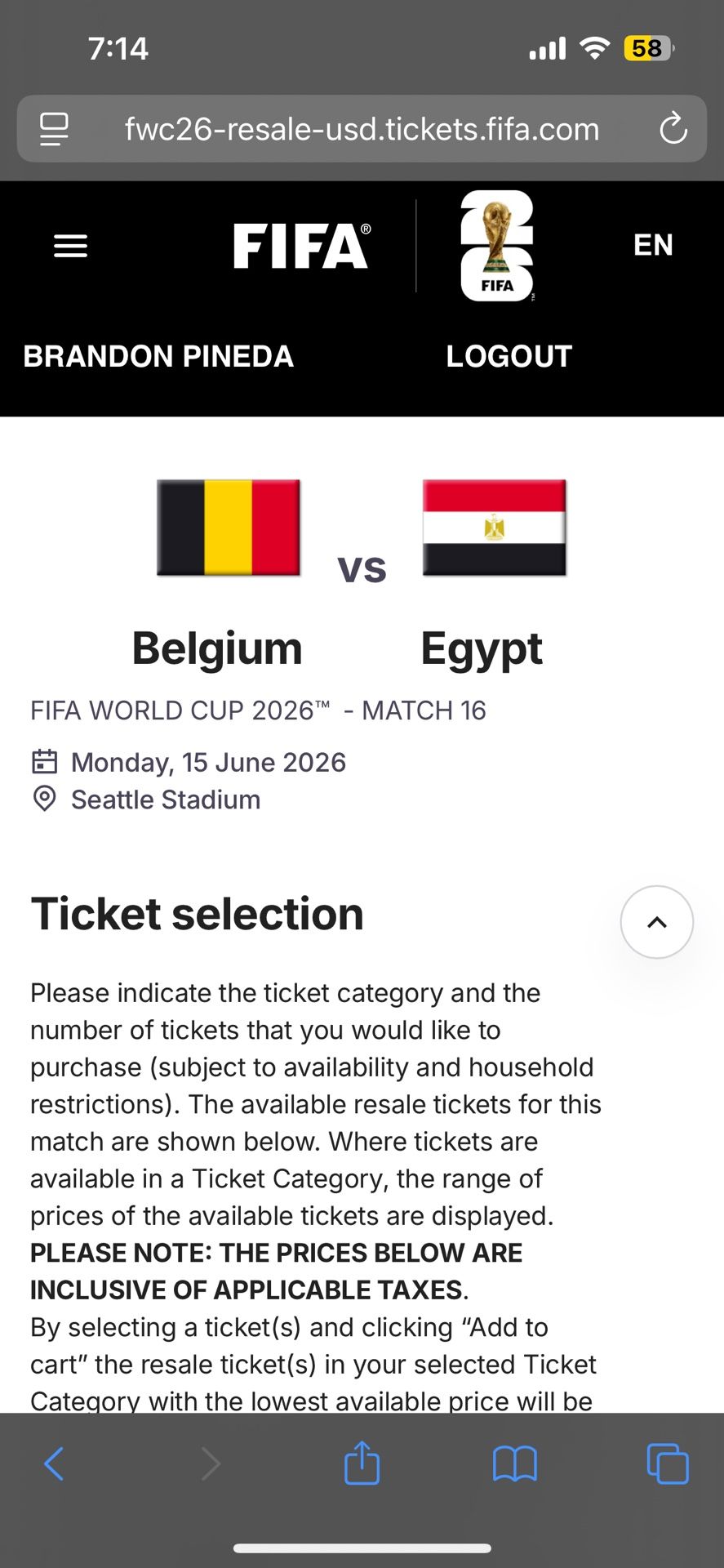 World Cup 2025 - Match 16 Tickets