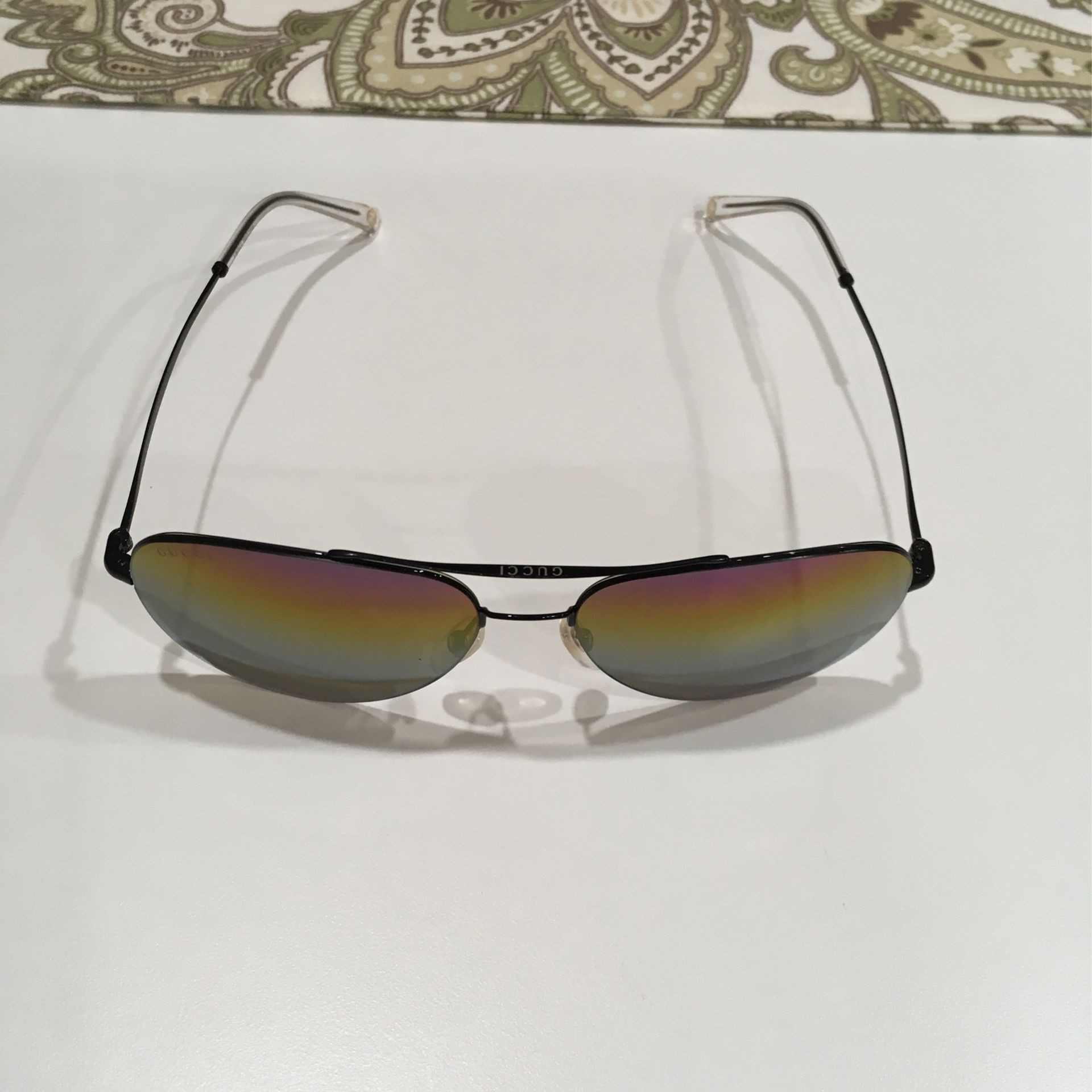 Gucci Metal Aviator Sunglasses ~ Made In Italy