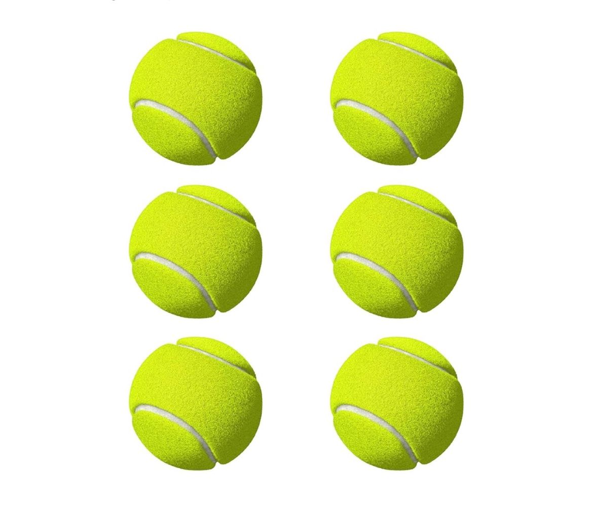 Brand: Dukuueie Tennis Balls for Dogs, 6 Pack Easy Catching Pet Balls for Exercise and Fetch, 2.5'' Dog Ball, Interactive Toys Brand new. Never been u