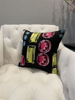 Vintage Silk scarf Pillow (One-of-a-kind)
