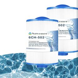 Brand New Savener DL2-6CH-502 pool / Spa filters pack of 2 Compatible with 6CH-(contact info removed)/M60506 or PAS50SV-F2M/FC-0311/M60506
