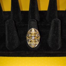 Gold and Silver Ring
