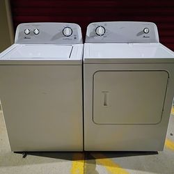 Amana Washer And Dryer Set Electric 