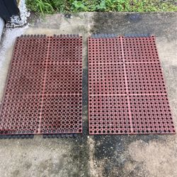 2 Non Slip Commercial Mats
