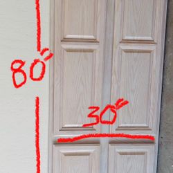 Like new Wall Cabinet door with shelves