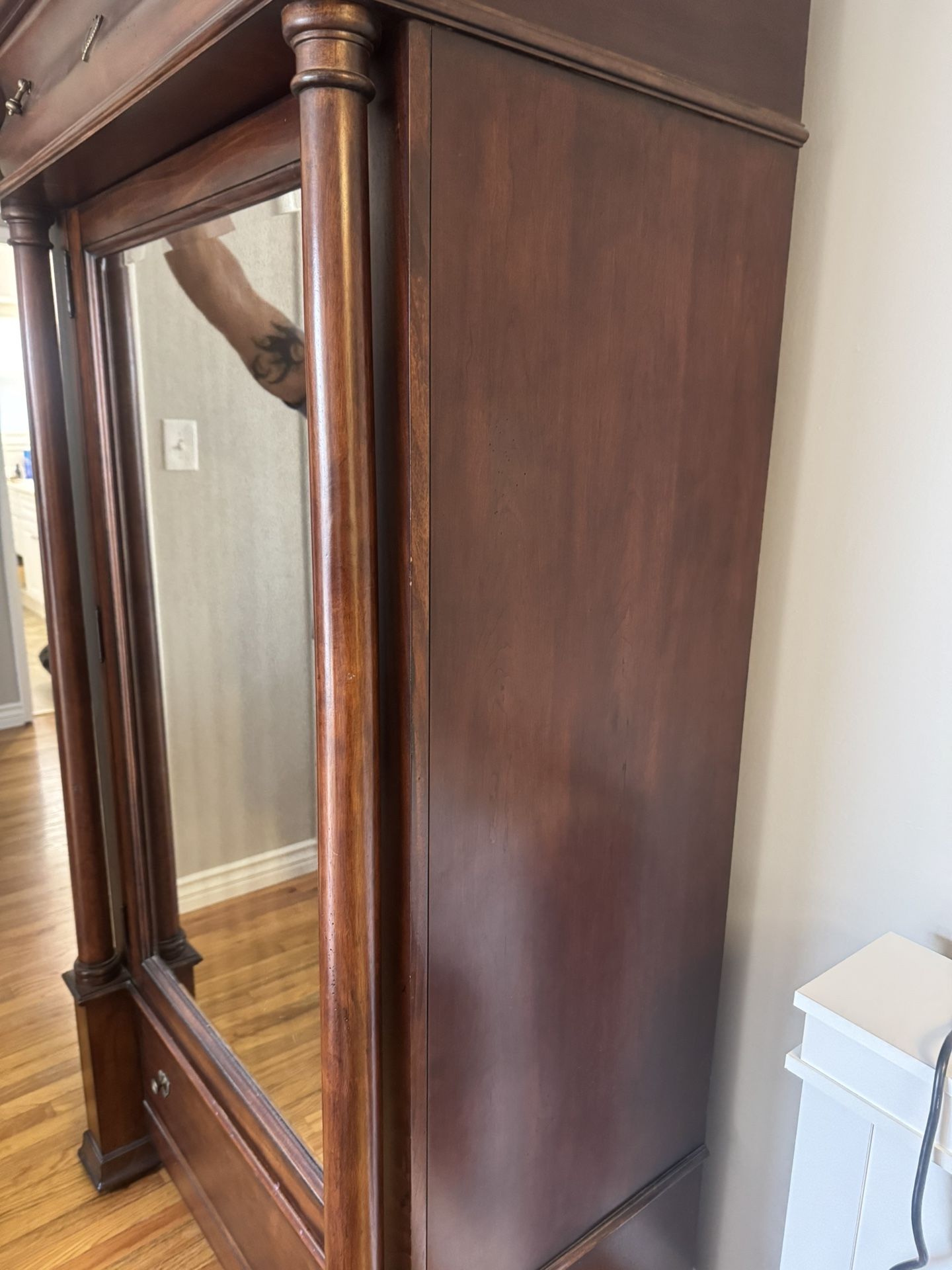 Beautiful Antique Wood Armoire