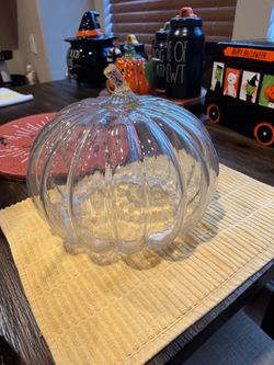 Glass pumpkin