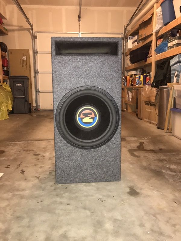 15" Memphis M3 mojo dual voice cool subwoofer with slot ported vented box tuned