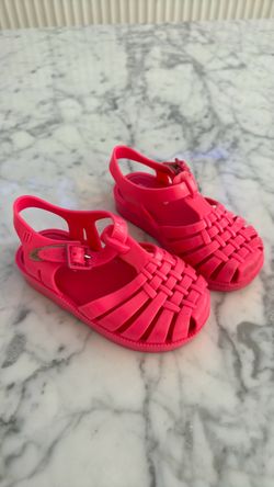 Mini Melissa Kids Pink Jelly Sandals