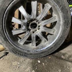 22” Rims With Tires 2004 Chevy Tahoe And Suburban 
