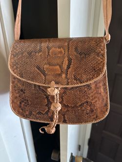Boa constrictor purse