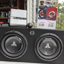 JL Audio 10s With JL Amp And Wiring Kit