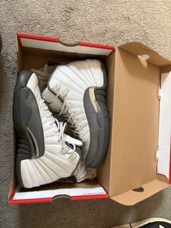 Retro Jordan 12 White Dark Grey