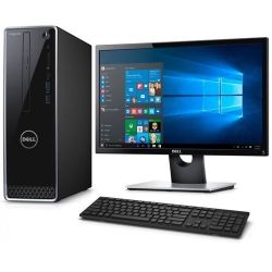 Dell Mini Tower PC & 20" LCD Intel Duo Core 8 GB Ram 500 GB HD DVDRW Wi-Fi Windows 10