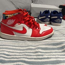 Jordan 1 Mid Se Red Size 9