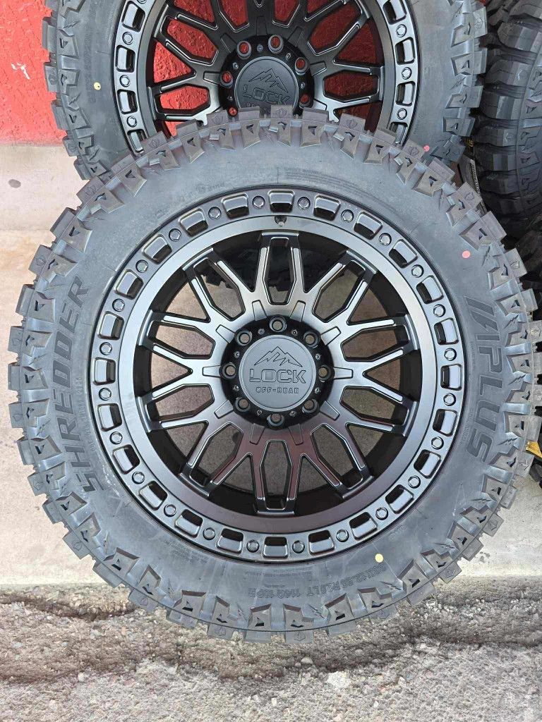 20x10 Lock Wheels / 33 1250 20 Aplus MT