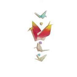 Gentle Origami Cranes With Wishing Stars