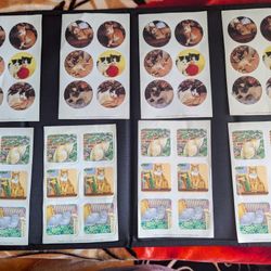 Vintage Cat Lovers Stickers From 1988
