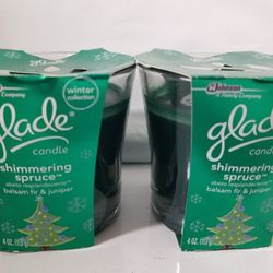 Glade Candle Shimmering Spruce - Set Of 2