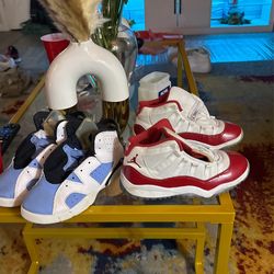 Size 1 In half Blue in White Jays Size 2 Red In White Jays 80 Bucks A Peace 80 A Peace