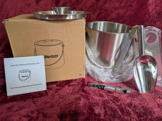 Ice bucket - stainless steel