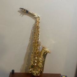 Allora AAS-250 Student Series Alto Saxophone, Gold Colored 