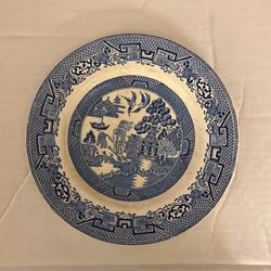 “Willow” blue plate
