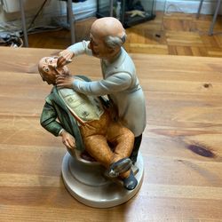 Vintage Dentist Ceramic Figurines Lot Of 9