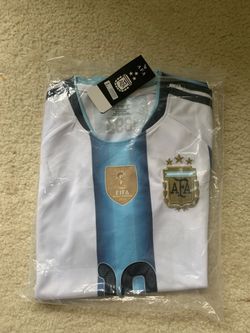 Messi world cup home jersey