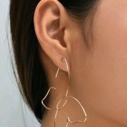 Butterfly Design Hoop Earrings