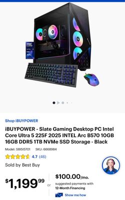iBUYPOWER Slate Gaming Desktop PC