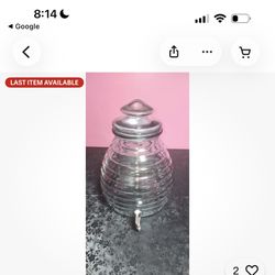 jarron. de 3 galones  de vidrio de costco  en muy buenas condiciones 