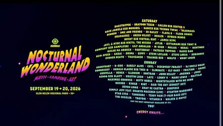2 Nocturnal Wonderland GA 2 Day Weekend Pass