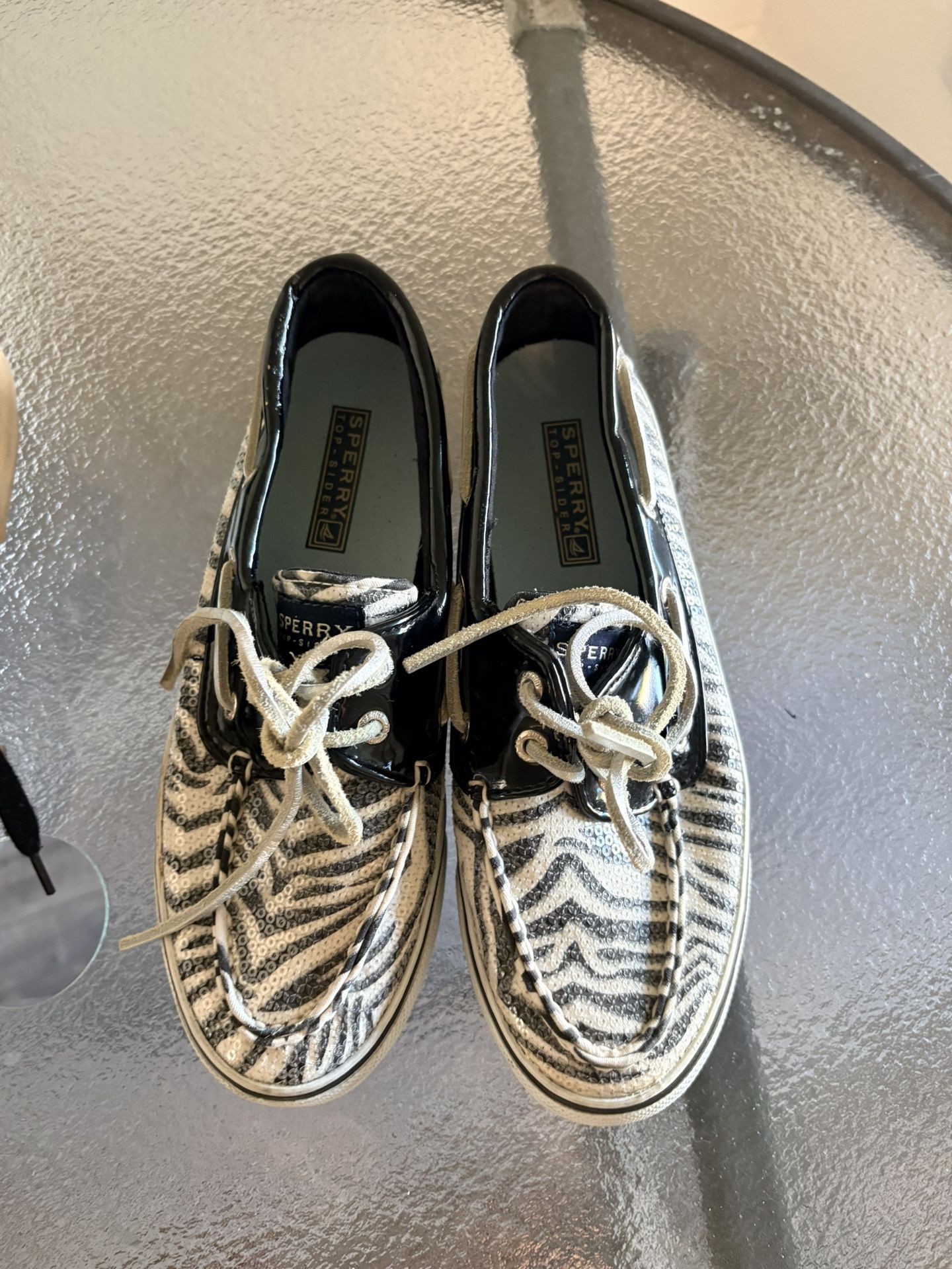 Zebra Print Sperry Top -sider 