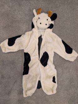 Cow costume, size 2-3T
