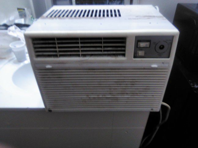 White And Tan Air Conditioners 