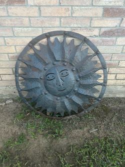 Metal garden decor