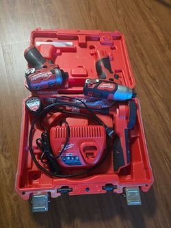 2 Milwaukee impact driver and  inspector camera